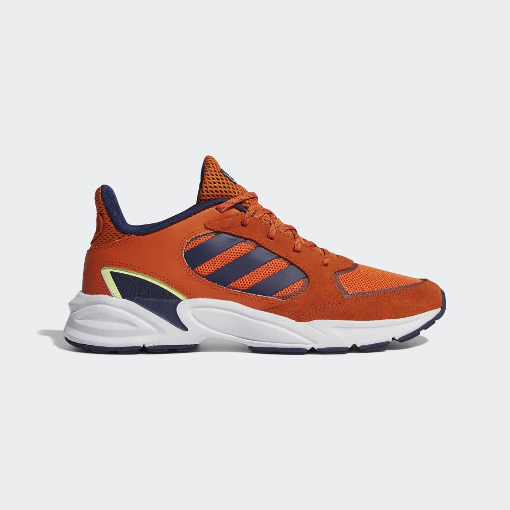 Adidas Men's 90s Valasion Running Shoes Orange/Dark Blue/Yellow Ireland EG5640